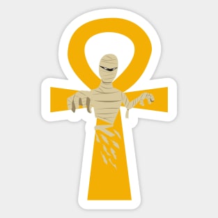 The mummy rises Sticker